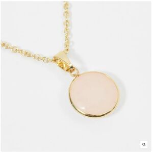 Sanctuary Project Rose Serenity Necklace Natural Rose Quartz Stone